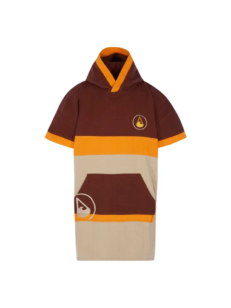 Poncho barbati colorat, pentru plaja, scuba sau surfing