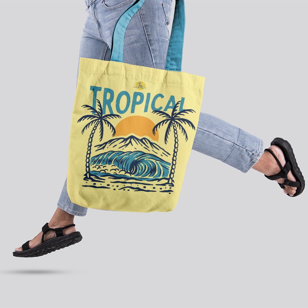 Alaplaya | Geantă de plajă căptușită MuleWear Tropical