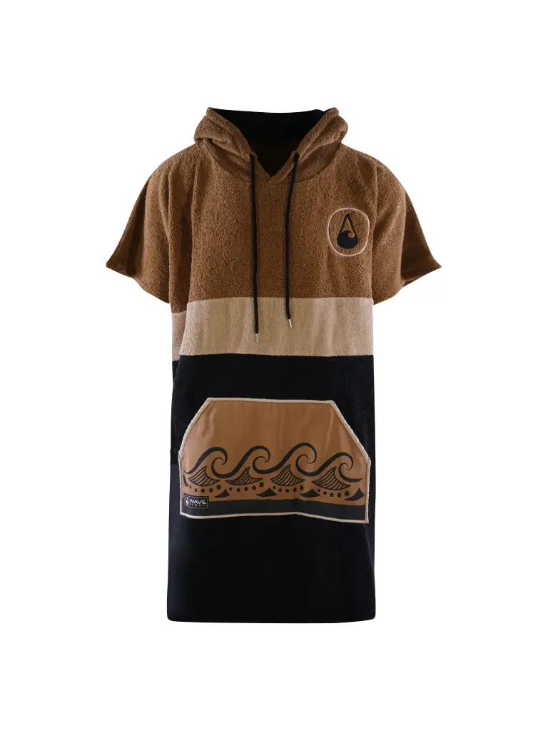 Poncho barbati colorat, pentru plaja, scuba sau surfing